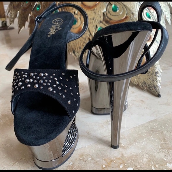 New chrome Rhinestone Rhinestone Pleasers - Picture 3 of 3